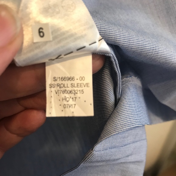 NWT Banana Republic rolled sleeve boat neck blouse - Picture 4 of 5